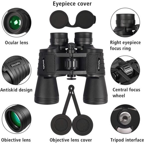 20x50 High Power Binoculars for Adults with Low Light Night Vision, Compact - Picture 2 of 7
